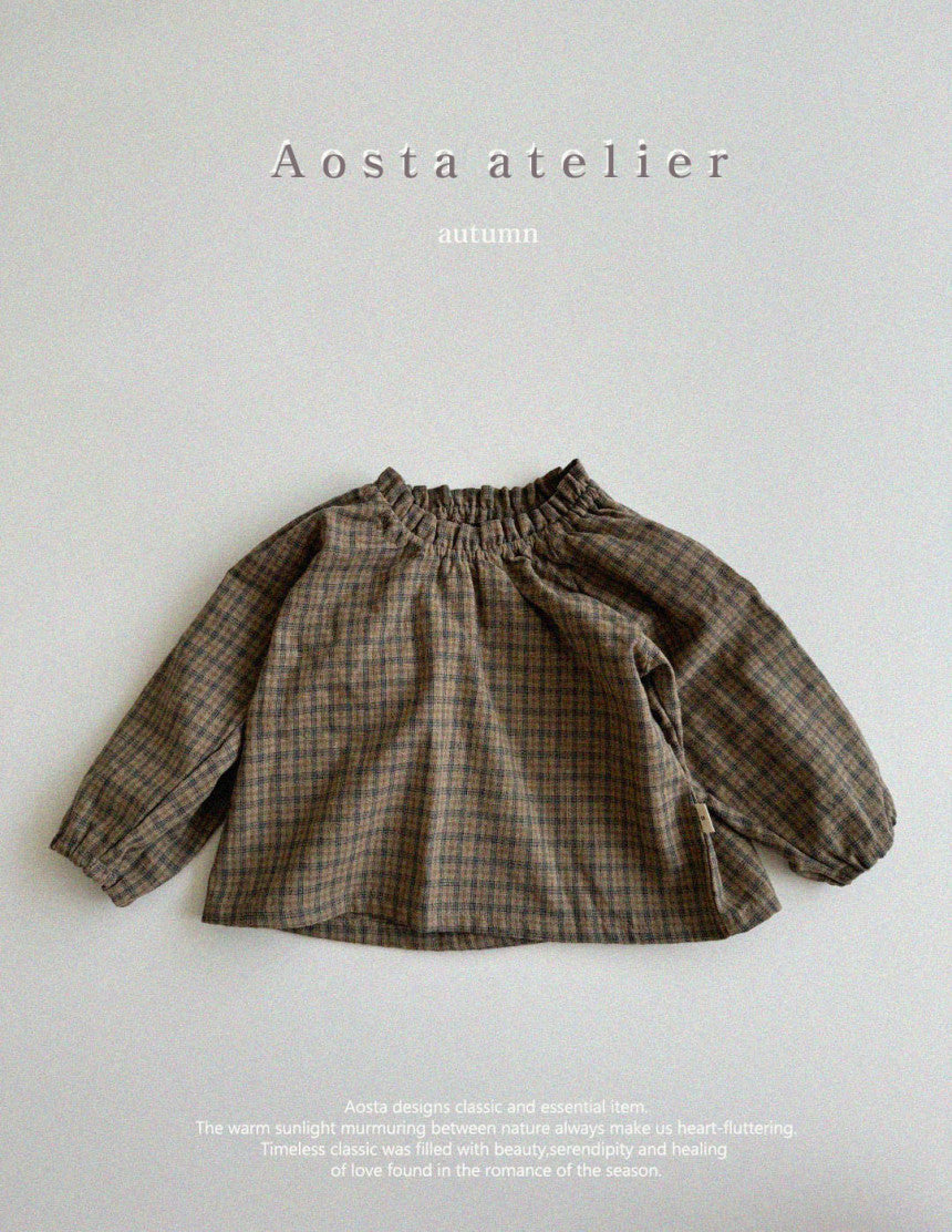 W2 Le Check Blouse