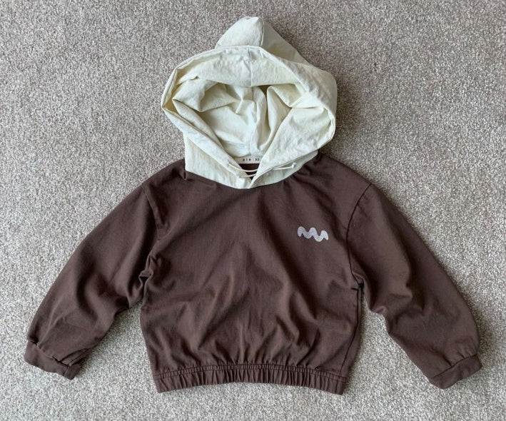 W2. Sudadera con contraste